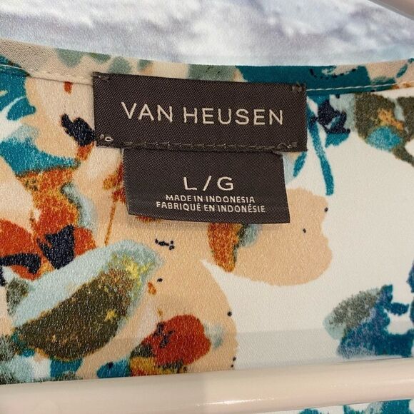 𝅺VAN Heusen • floral blouse - Picture 5 of 6